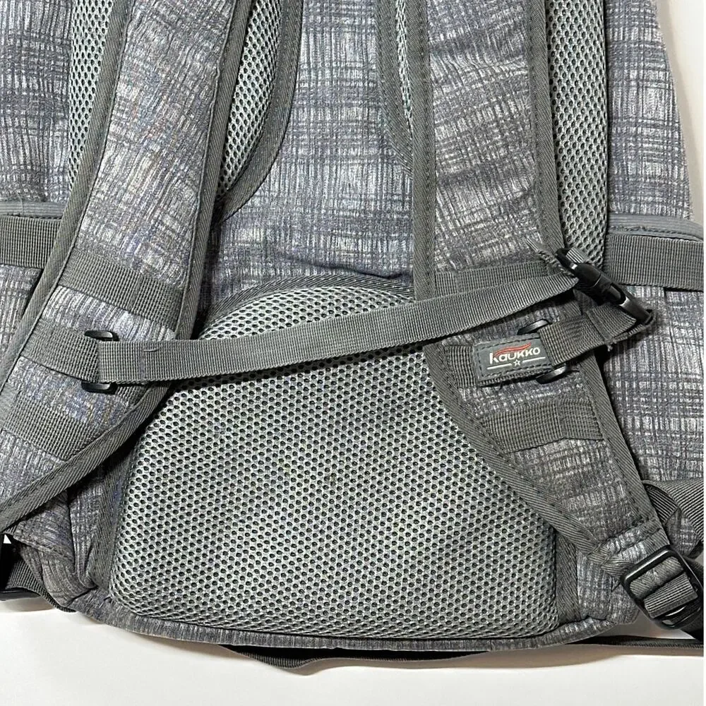 Kaukko Laptop Travel Rucksack Backpack Bag Computer Water Repellant Gray 19L
